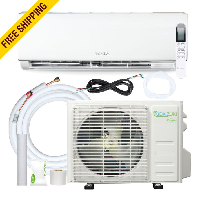 DAIZUKI - DXTH18X426A-20 - INVERTER MINISPLIT 18,000BTU HEAT PUMP 19 SEER2 R410A 220V/1PH/60HZ INSTALLATION KIT