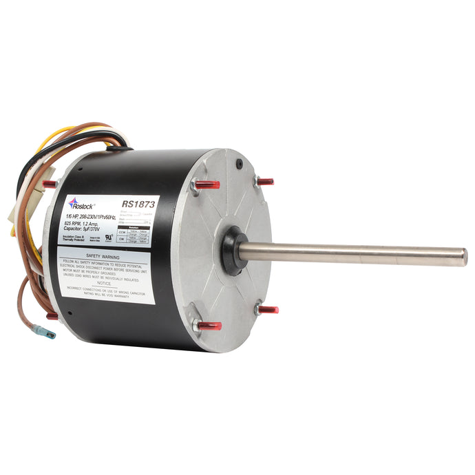 ROSTOCK - RS3742 - SINGLE SHAFT A/C CONDENSER FAN MOTOR 3/4 HP, 440-460V, 1075 RPM, CW/CCW